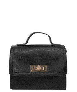 Mini Top Handle Crossbody Bag BA350051 BLACK